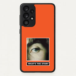 What's The Story Orange  - Oasis Phone Case for Galaxy A33
