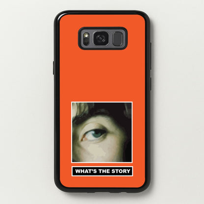 What's The Story Orange  - Oasis Phone Case for Galaxy S8 Plus