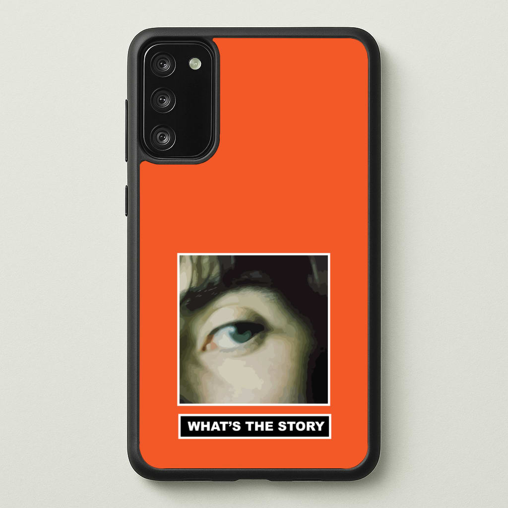 What's The Story Orange  - Oasis Phone Case for Galaxy S20FE