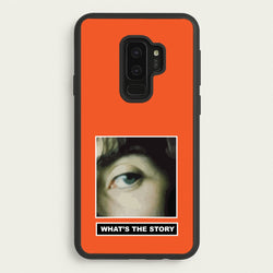 What's The Story Orange  - Oasis Phone Case for Galaxy S9 Plus