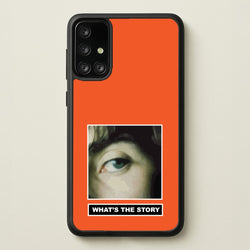 What's The Story Orange  - Oasis Phone Case for Galaxy A71