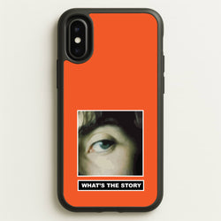 What's The Story Orange  - Oasis Phone Case for iPhone X / XS