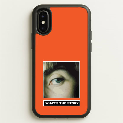 What's The Story Orange  - Oasis Phone Case for iPhone X / XS