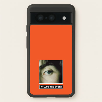 What's The Story Orange  - Oasis Phone Case for Google Pixel 8