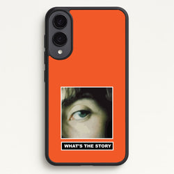 What's The Story Orange  - Oasis Phone Case for Galaxy S25 Edge