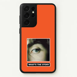 What's The Story Orange  - Oasis Phone Case for Galaxy S21 Ultra