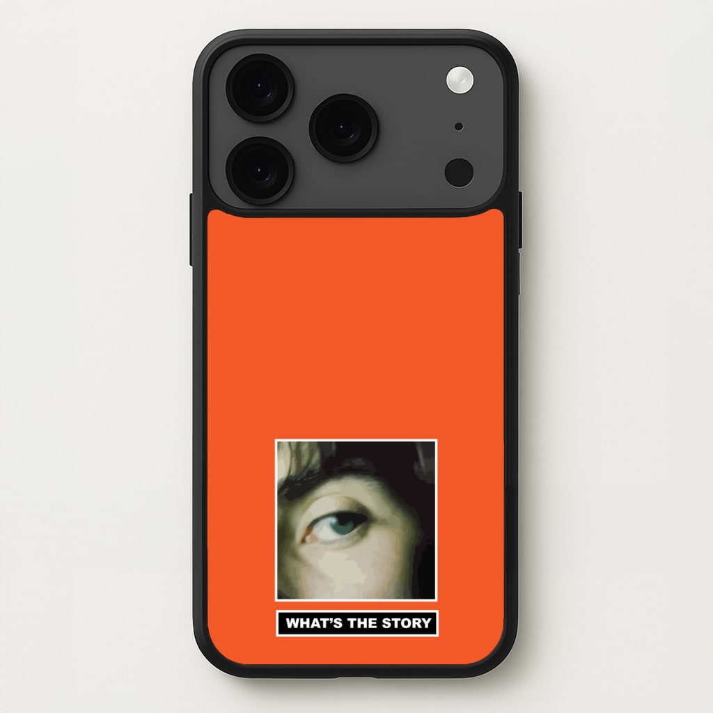 What's The Story Orange Phone Case for iPhone 17 Pro Max