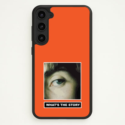 What's The Story Orange  - Oasis Phone Case for Galaxy S23 Plus