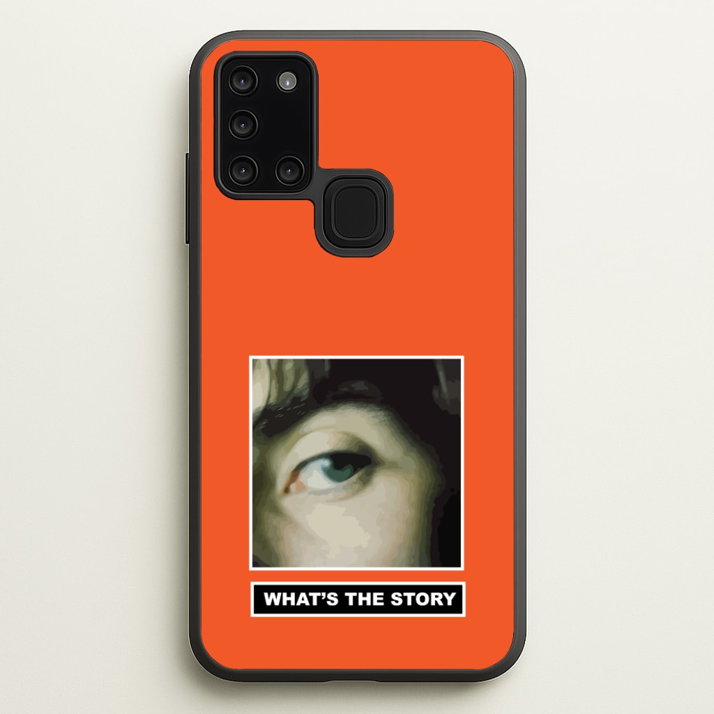 What's The Story Orange  - Oasis Phone Case for Galaxy A21s
