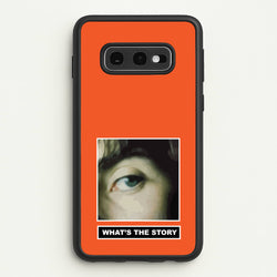 What's The Story Orange  - Oasis Phone Case for Galaxy S10e