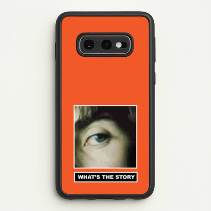 What's The Story Orange  - Oasis Phone Case for Galaxy S10e