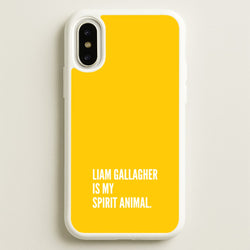 Liam Is My Spirit Animal  - Oasis Phone Case for iPhone X / XS