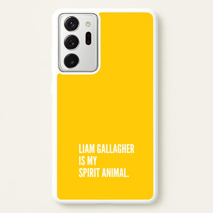 Liam Is My Spirit Animal  - Oasis Phone Case for Galaxy Note 20 Ultra