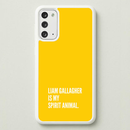Liam Is My Spirit Animal  - Oasis Phone Case for Galaxy Note 20