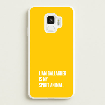 Liam Is My Spirit Animal  - Oasis Phone Case for Galaxy S9