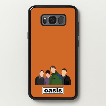 Rock Band Members  - Oasis Phone Case for Galaxy S8