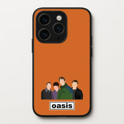 Rock Band Members  - Oasis Phone Case for iPhone 15 Pro