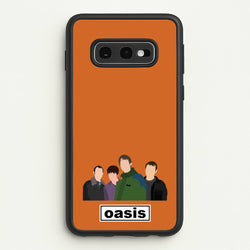 Rock Band Members  - Oasis Phone Case for Galaxy S10e