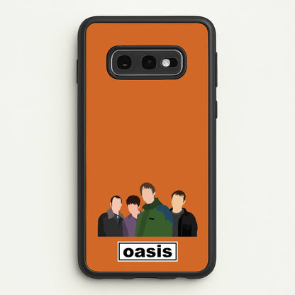 Rock Band Members  - Oasis Phone Case for Galaxy S10e