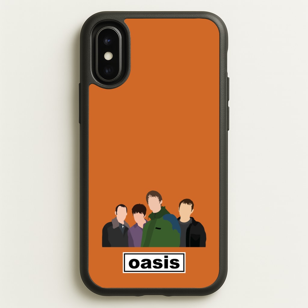 Rock Band Members  - Oasis Phone Case for iPhone X / XS
