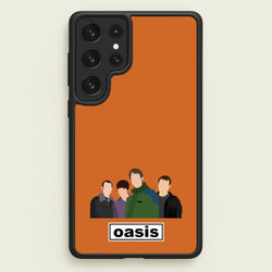 Rock Band Members  - Oasis Phone Case for Galaxy S22 Ultra