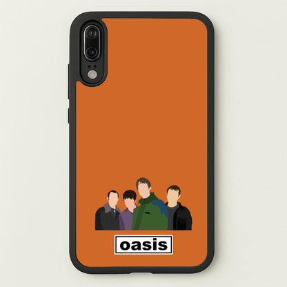 Rock Band Members  - Oasis Phone Case for Huawei P20