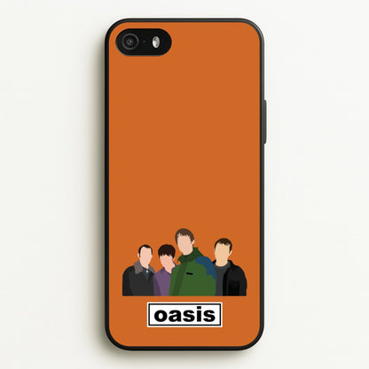 Rock Band Members  - Oasis Phone Case for iPhone 5 / 5s / SE 2016