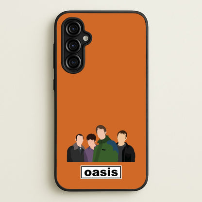 Rock Band Members  - Oasis Phone Case for Galaxy A54