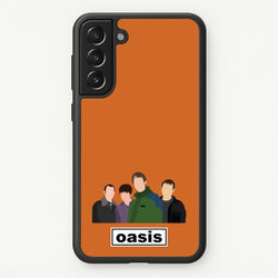 Rock Band Members  - Oasis Phone Case for Galaxy S21