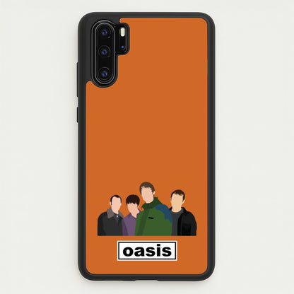 Rock Band Members  - Oasis Phone Case for Huawei P30 Pro