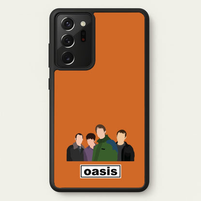 Rock Band Members  - Oasis Phone Case for Galaxy Note 20 Ultra