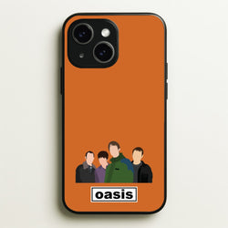 Rock Band Members  - Oasis Phone Case for iPhone 14 Plus
