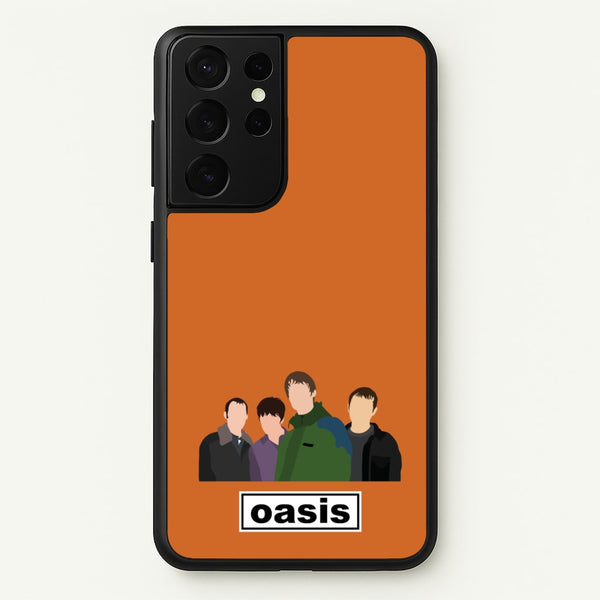 Rock Band Members  - Oasis Phone Case for Galaxy S21 Ultra