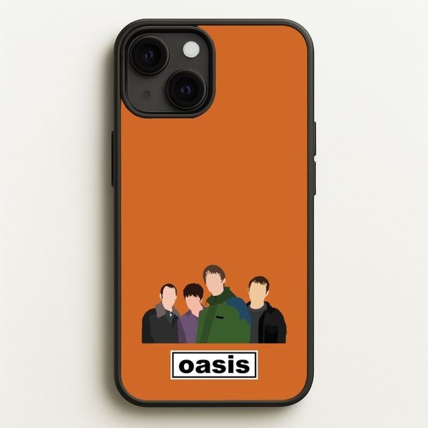 Rock Band Members  - Oasis Phone Case for iPhone 13 Mini