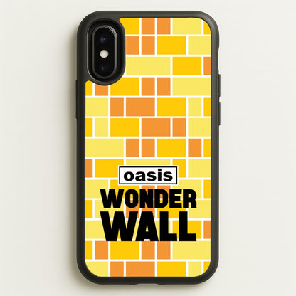 Wonder Wall Pattern  - Oasis Phone Case for iPhone X / XS