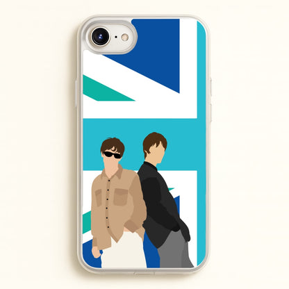 British Flag Band Members  - Oasis Phone Case for iPhone 6 Plus / 7 Plus / 8 Plus