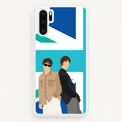 British Flag Band Members  - Oasis Phone Case for Huawei P30 Pro