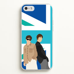 British Flag Band Members  - Oasis Phone Case for iPhone 5 / 5s / SE 2016