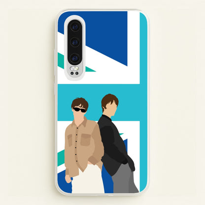 British Flag Band Members  - Oasis Phone Case for Huawei P30