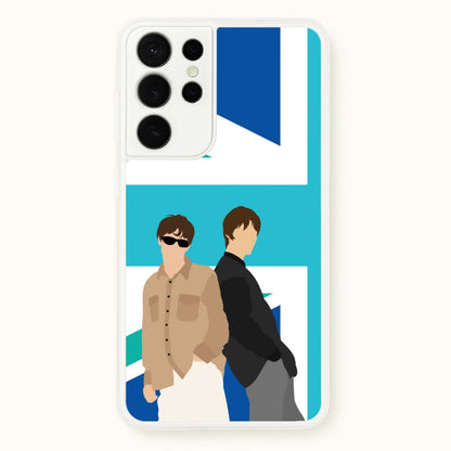 British Flag Band Members  - Oasis Phone Case for Galaxy S21 Ultra