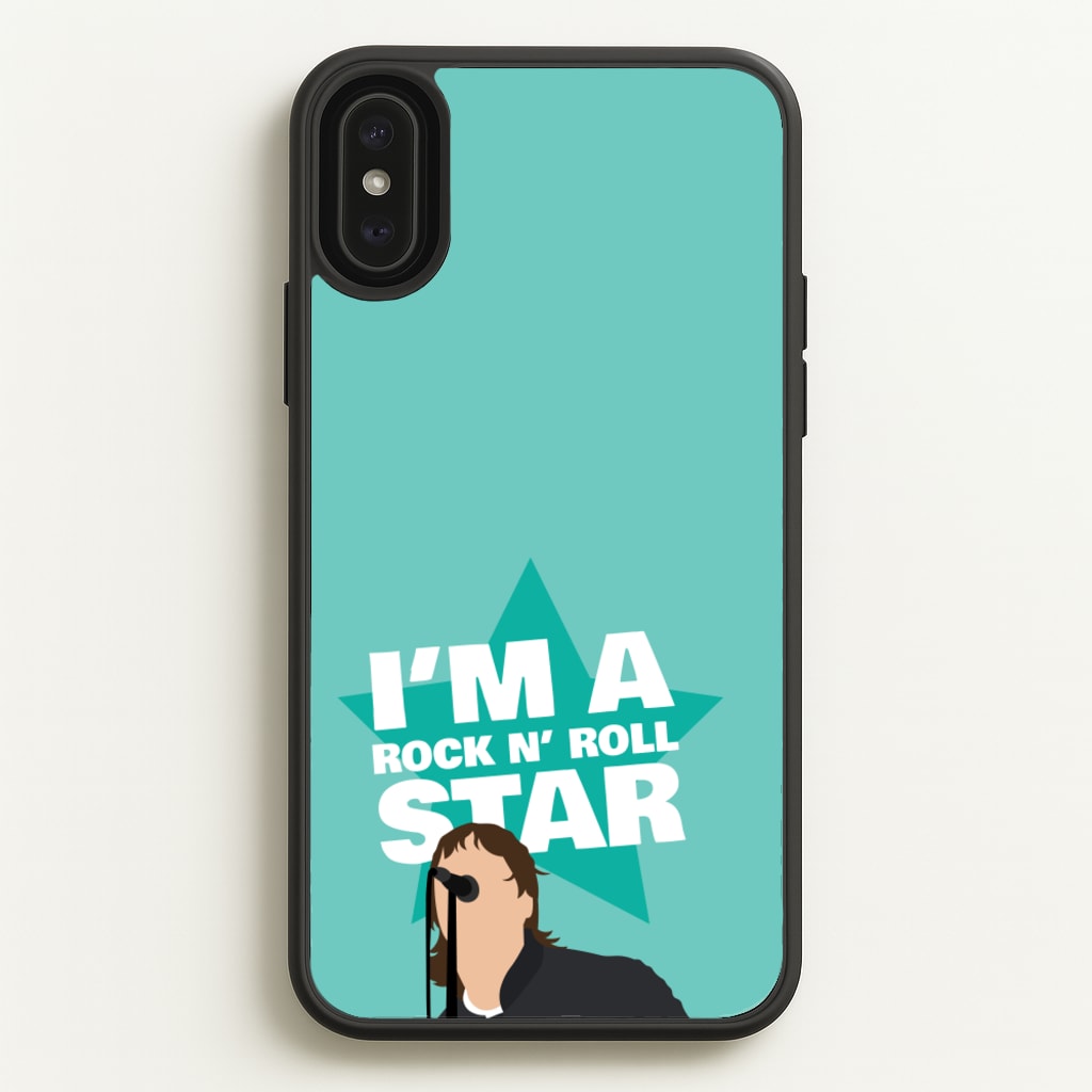 I'm A Rock And Roll Star  - Oasis Phone Case for iPhone XS Max