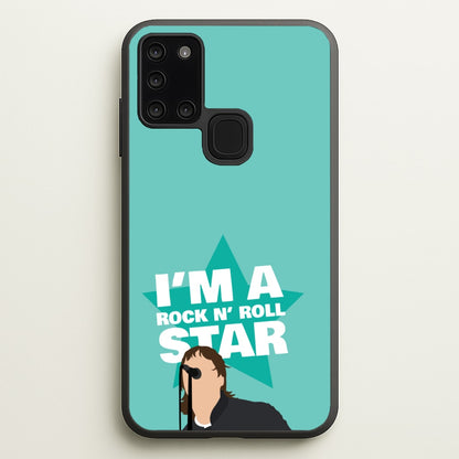 I'm A Rock And Roll Star  - Oasis Phone Case for Galaxy A21s