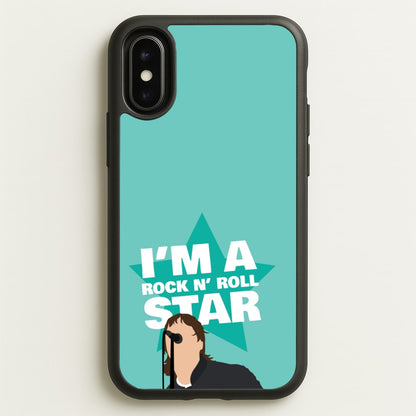 I'm A Rock And Roll Star  - Oasis Phone Case for iPhone X / XS