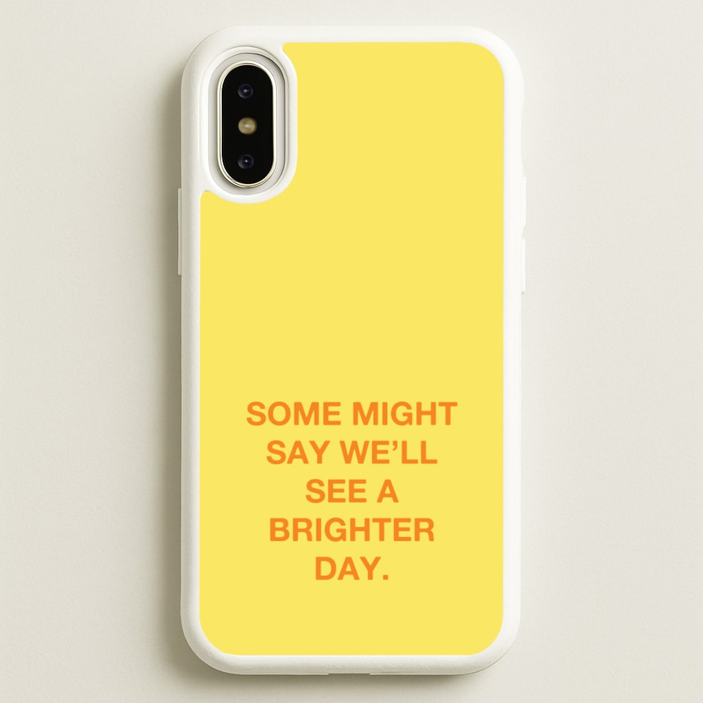 A Brighter Day  - Oasis Phone Case for iPhone X / XS