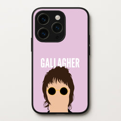 Rock Band Member Purple  - Oasis Phone Case for iPhone 15 Pro