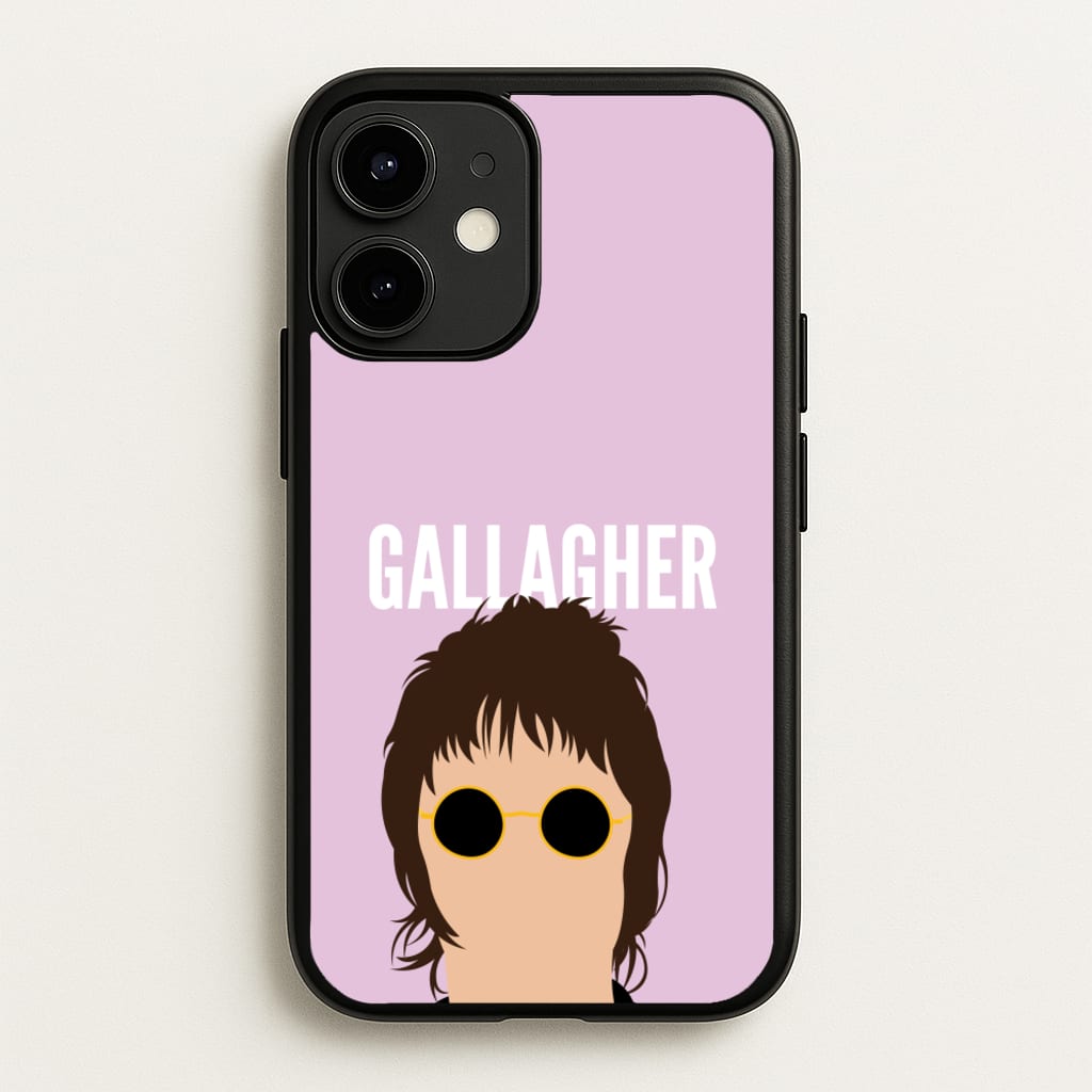 Rock Band Member Purple  - Oasis Phone Case for iPhone 12 / 12 Pro
