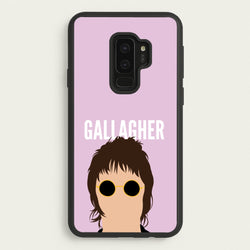 Rock Band Member Purple  - Oasis Phone Case for Galaxy S9 Plus