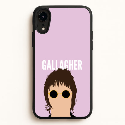 Rock Band Member Purple  - Oasis Phone Case for iPhone XR