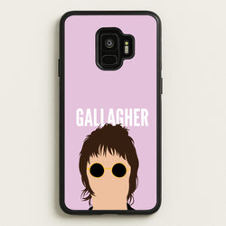 Rock Band Member Purple  - Oasis Phone Case for Galaxy S9