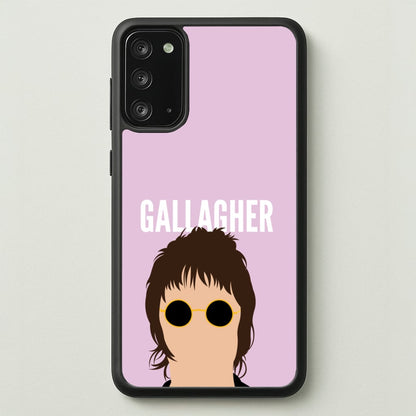 Rock Band Member Purple  - Oasis Phone Case for Galaxy Note 20